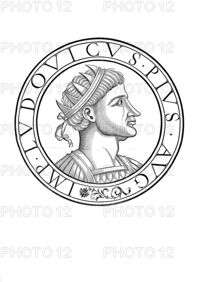 Louis I, Louis the Pious, Louis le Pieux, (born June/August 778 in Chasseneuil near Poitiers, died