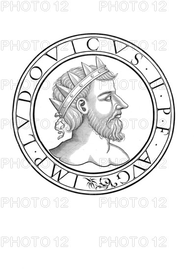Louis II was King of Italy from 839/840, King of the Lombards from 844, Roman co-emperor from 850