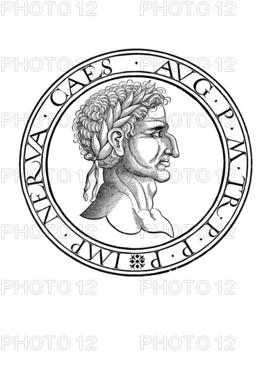Nerva (born 8 November 30 in Narnia in Umbria, died 27 January 98 in Rome) succeeded Domitian as