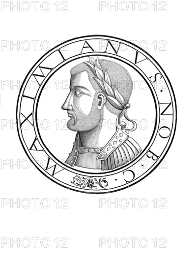 Marcus Aurelius Valerius Maximianus, Herculius, (born around 240 near Sirmium, died † 310 in Gaul)