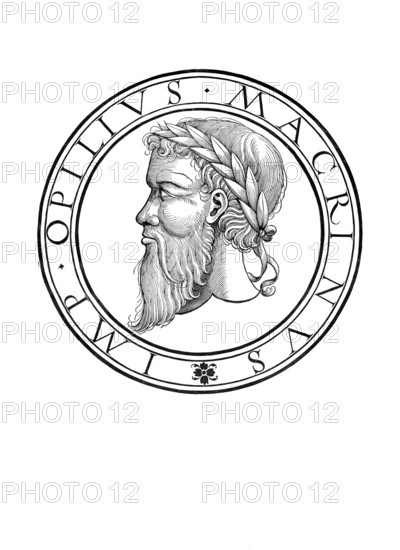 Marcus Opellius Macrinus (born 164 in Caesarea Mauretaniae, died June/July 218 in Archelaïs) was
