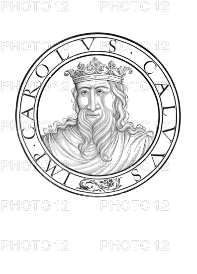Charles II (born 13 June 823 in Frankfurt, died 6 October 877 in Avrieux near Modane), called