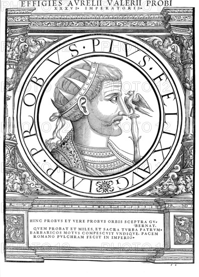 Marcus Aurelius Probus, as Emperor Imperator Caesar M. Aurelius Probus Augustus (born 19 August 232