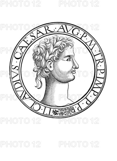 Tiberius Claudius Caesar Augustus Germanicus, in front of his accession to power Tiberius Claudius
