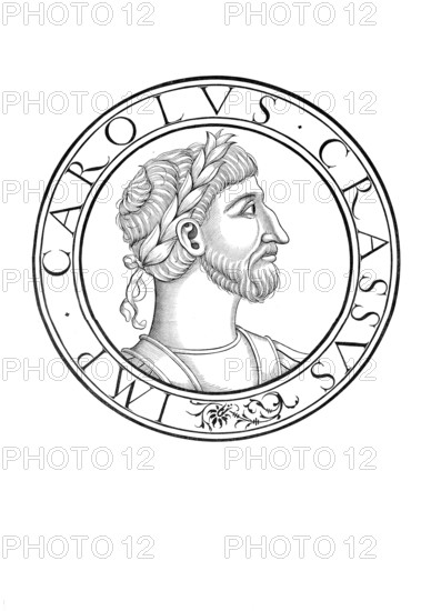 Charles III (born 839, died 12 January 888 in Neudingen) of the Carolingian dynasty was King of the