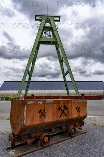 The former Lohberg coal mine in Dinslaken, today a leisure, work and residential quarter,