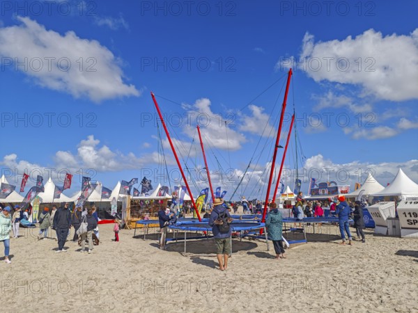 California kitesurfing Masters 2025, Kite Village tents with kite equipment for sale, marketplace,