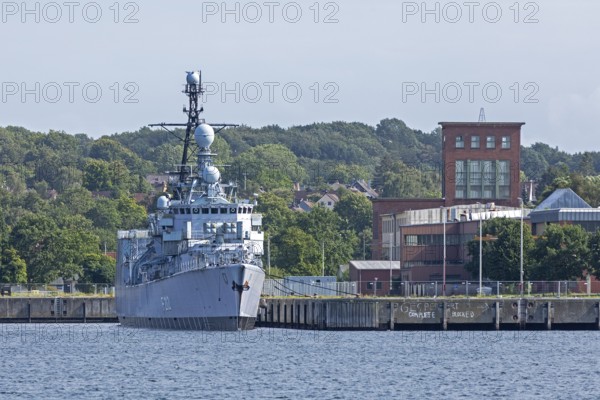 Bundeswehr frigate Karlsruhe, harbour, Kiel, Schleswig-Holstein, Germany