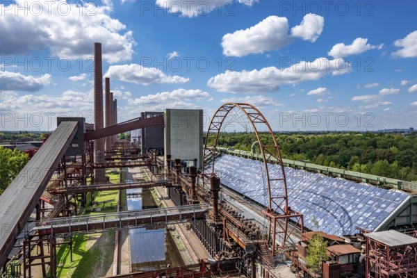 The Zollverein coking plant, backdrop to the once largest central coking plant in Europe, closed in