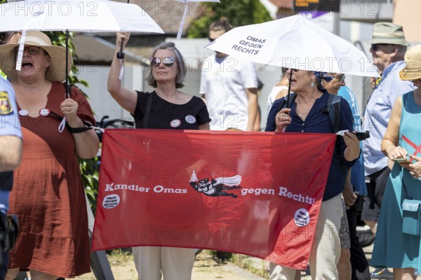 Counter-demonstration against the rally of AfD politician Joachim Paul in