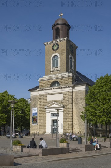 St. Mary's Church, Market Square, Husum, North Frisia, North Sea, Schleswig-Holstein, Germany