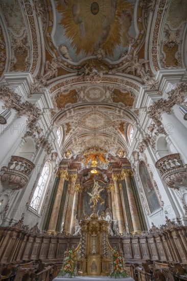Chancel with the Assumption of the Virgin Mary, a work designed by Egid Quirin Asam between 1717