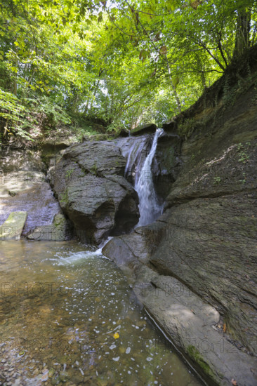 Junginger Gieß, Starzel waterfall, Jungingen im Killertal, Zollernalb, Swabian Alb,