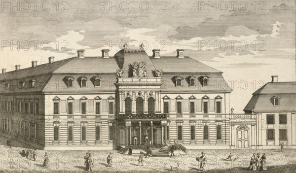 Ordenspalais der königlichen Hoheit des Prinzen Ferdinand zu Berlin, Germany, around 1880,