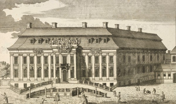 Kronprinzenpalais in Berlin, Germany, around 1880, digitally restored reproduction of a 19th