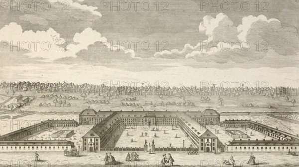 Royal Invalids' House in Berlin, Germany, around 1880, digitally restored reproduction of a 19th