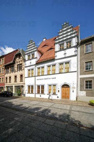 The composer Heinrich Schütz lived in the Heinrich Schütz House in Weißenfels from 1651 until