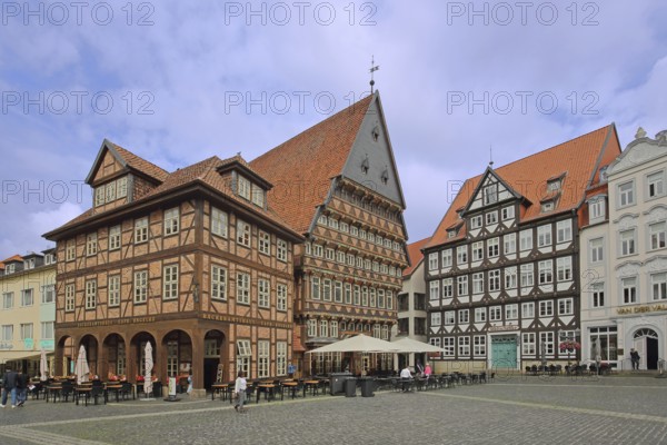 Historic brick house built in 1800, bonecutter's office house built in 1529 and rococo house,