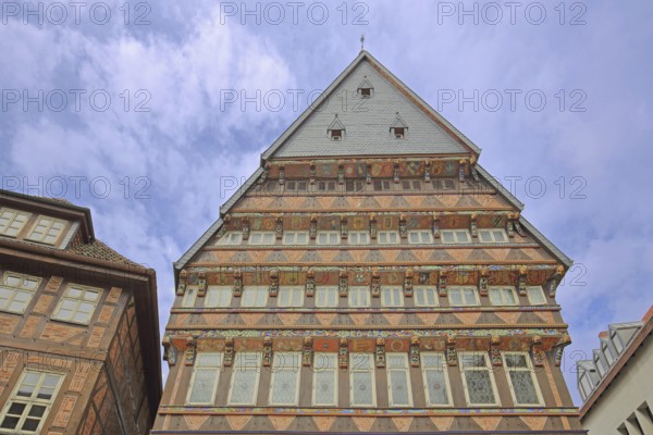 Decorations on the historic bone carver's office house built in 1529, bone carver, office house,