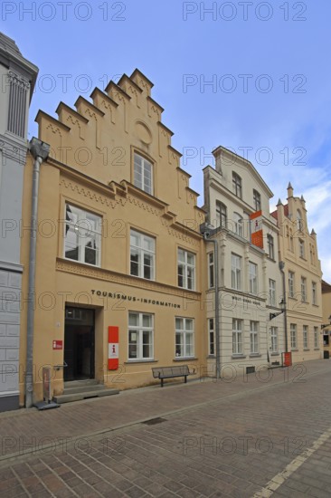 Historic World Heritage House with stepped gable, museum, houses, tourist information, Wismar,