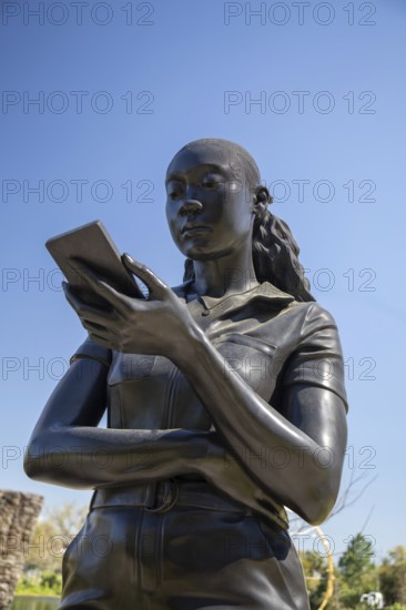 New Orleans, Louisiana - The sculpture garden at the New Orleans Museum of Art in City Park. Time