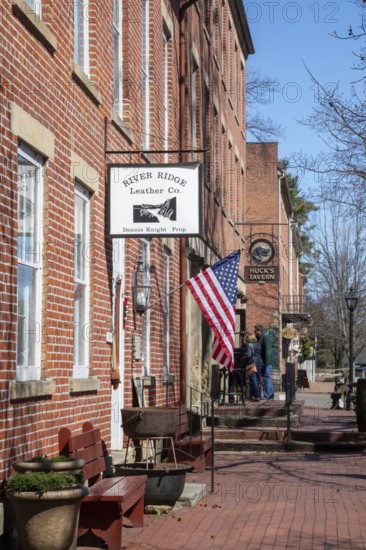 Coshocton, Ohio - Historic Roscoe Village, a port along the Ohio and Erie Canal that has been