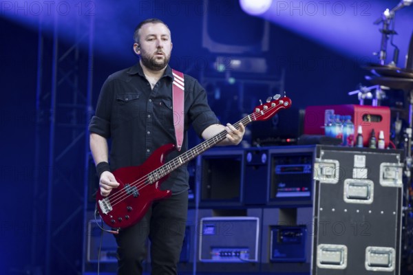 Jack Bates, bassist of The Smashing Pumpkins live on The Aghori Tour at the Zitadelle Spandau in