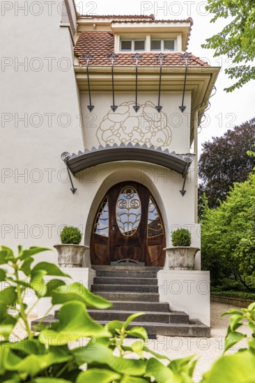 House Deiters, by Joseph Maria Olbrich, Art Nouveau, artists' house, Mathildenhöhe Darmstadt,