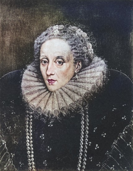 Elizabeth I, 1533 to 1603, Queen of England and Ireland from 17 November 1558 until her death, also