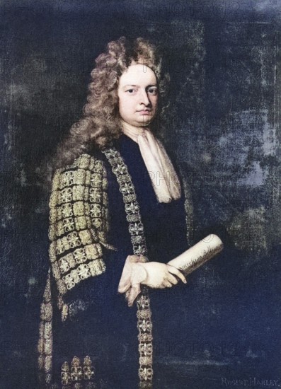 Robert Harley, 1st Earl of Oxford and Earl Mortimer, 1661 to 1724, British politician and