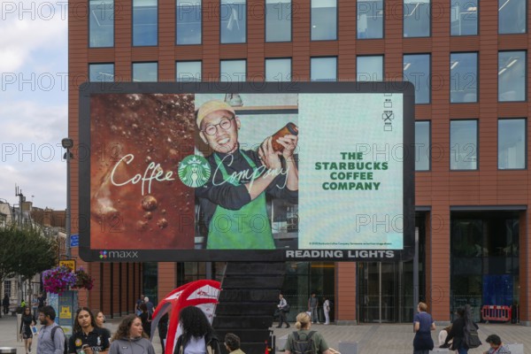 Maxx electronic billboard OOH advertising, Reading Lights, Reading, Berkshire, England, UK -