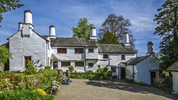 Townend house, National Trust, Troutbeck, Windermere, Lake District, Cumbria, England, United