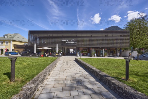 AlpenCongress Berchtesgaden, congress hall, modern architecture, building, outdoor area of a