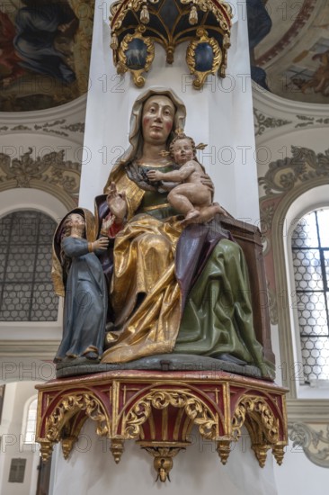 Sculpture of St Anne the Third in the Church of St Martin and St Mary, 14th century, Biberach an