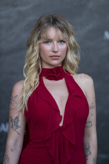 Lottie Moss at the Remus Lifestyle Night on the roof terrace of the Pure Salt Hotel in El Toro,