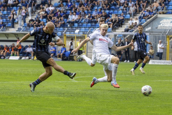 Football 3rd division, Season 2025/26, Matchday 1: Waldhof Mannheim vs SC Verl***Goal by Felix