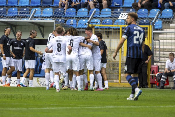 Football 3rd division, 2025/26 season, matchday 1: Waldhof Mannheim v SC Verl***Congratulations