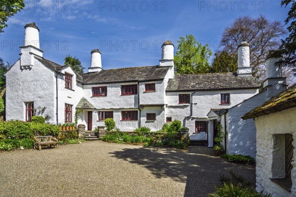 Townend house, National Trust, Troutbeck, Windermere, Lake District, Cumbria, England, United