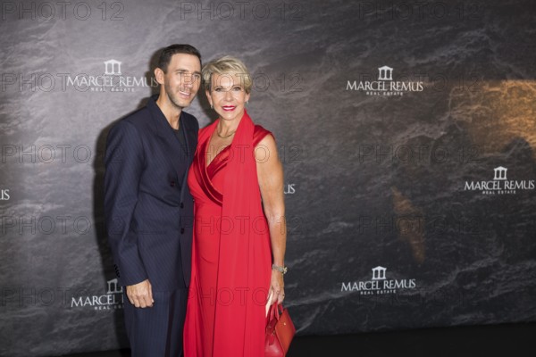 Marcel Remus with his mother Silke Remus at the Remus Lifestyle Night on the roof terrace of the