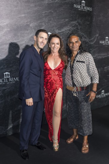 Marcel Remus, Christine Neubauer and Jose Campos at the Remus Lifestyle Night on the roof terrace