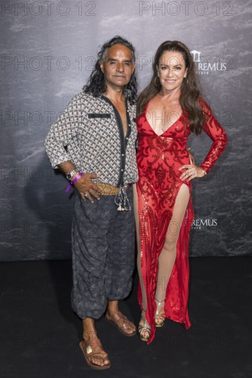 Jose Campos and Christine Neubauer at the Remus Lifestyle Night on the roof terrace of the Pure