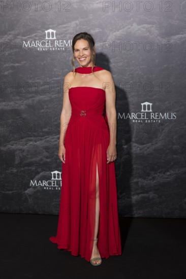 Hilary Swank at the Remus Lifestyle Night on the roof terrace of the Pure Salt Hotel in El Toro,