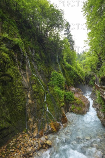 Magical Wimbach Gorge in Ramsau in Berchtesgadener Land