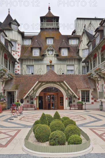 Hotel Normandy Barriere, Deauville, Cote Fleurie, Pays d'Auge, Département Calvados, Normandy,