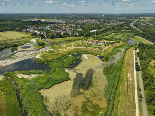 Dortmund, Castrop-Rauxel, North Rhine-Westphalia, Germany - River renaturalisation, renaturation of