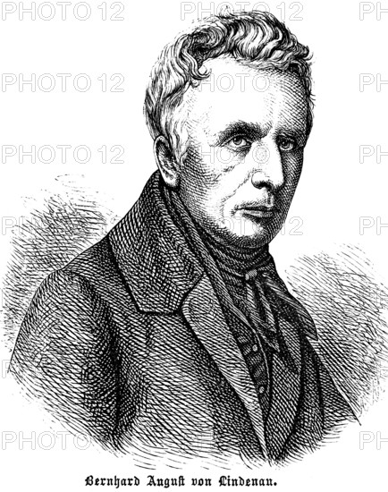Bernhard August von Lindenau, lawyer, minister, member of the Frankfurt National Assembly, Prussia,