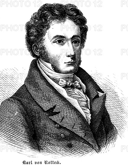 Karl Wenzeslaus Rodeckher von Rotteck, political scientist, historian and liberal politician.