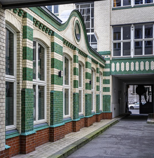 Old town house, historic residential and commercial building in Berlin Mitte, Klosterstraße,