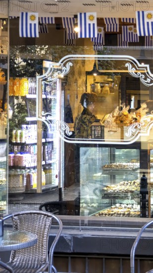Uruguay, Montevideo cafe and restaurants in historic city center
