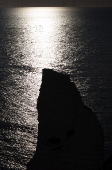 Rock needle Aiguille, Étretat, sea, cliff, cliffs, chalk cliffs, alabaster coast, La Côte